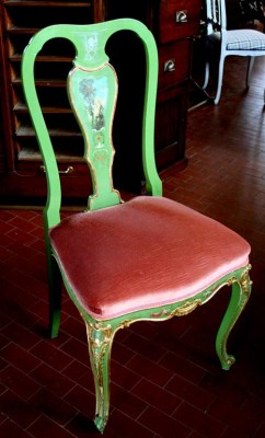 Sedia in stile '700 veneziano riproduzione inizi del '900